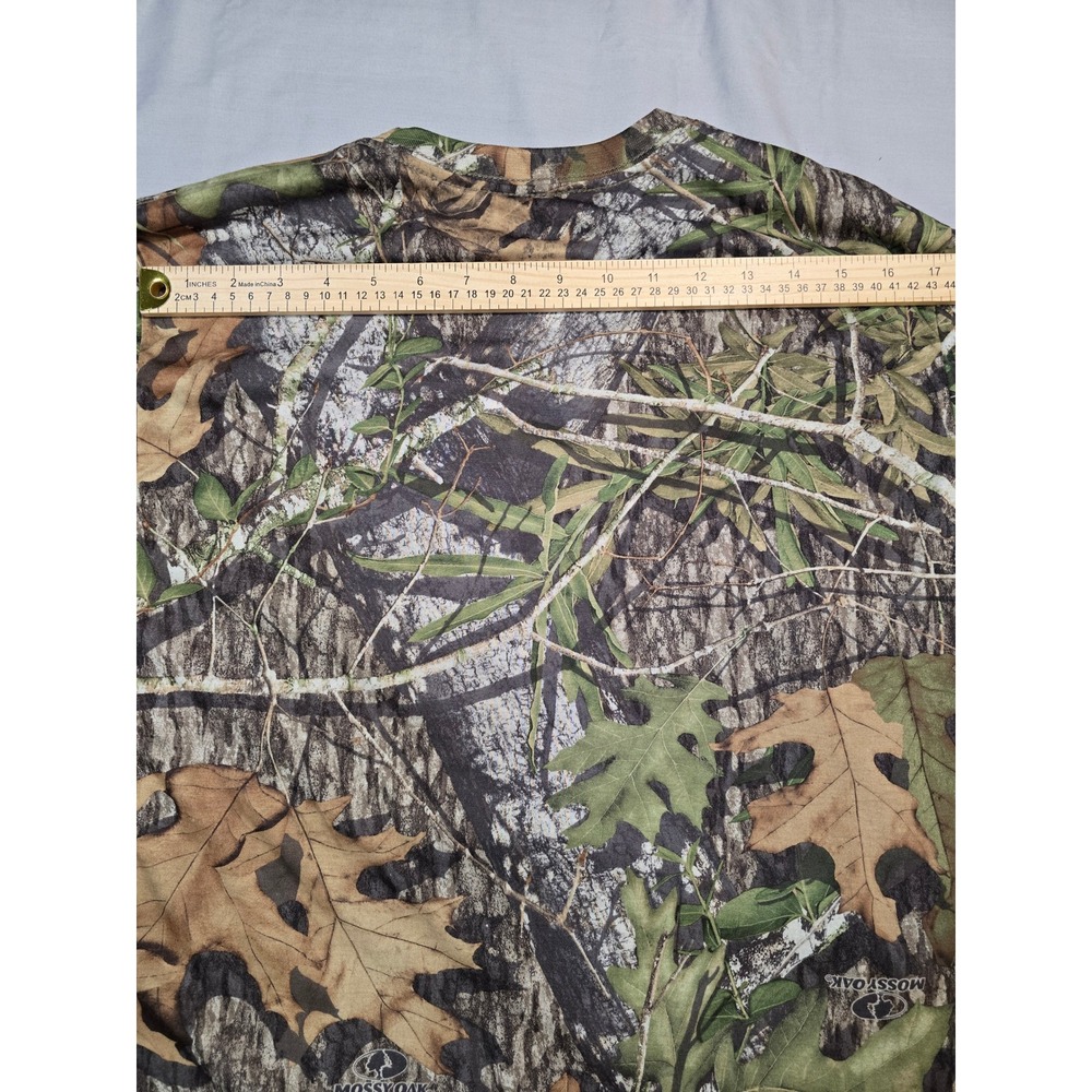 Mossy Oak Obsession Camo Shirt Mens Medium Wicking Hunting Graphic NWT - Picture 6 of 7